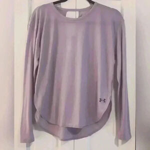 Under Armour | women's | long sleeve | lavender  | athletic top | Size XS